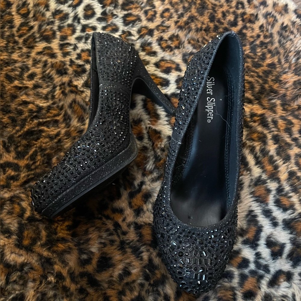 Black Diamond Club Heels